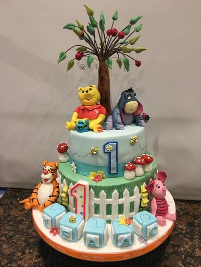 Winnie First Birthday  - Cake by Jollyjilly