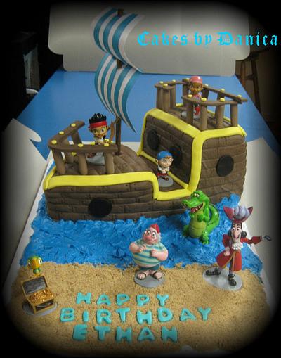 Jake and the Neverland Pirates  - Cake by Chittenango Cakes