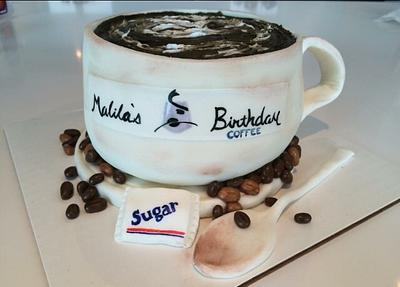Coffee Cup Cake  - Cake by Dani's Sweet Boutique 
