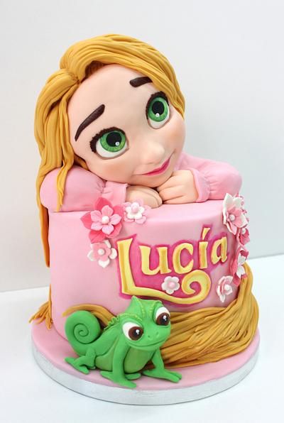 Daydreaming Rapunzel Birthday cake - Cake by Artym 