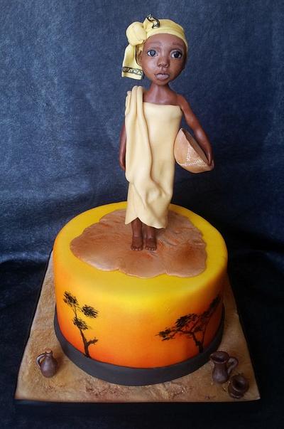 African Girl - Cake by giada