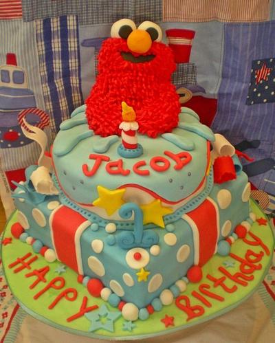 Elmo cake  - Cake by Time for Tiffin 