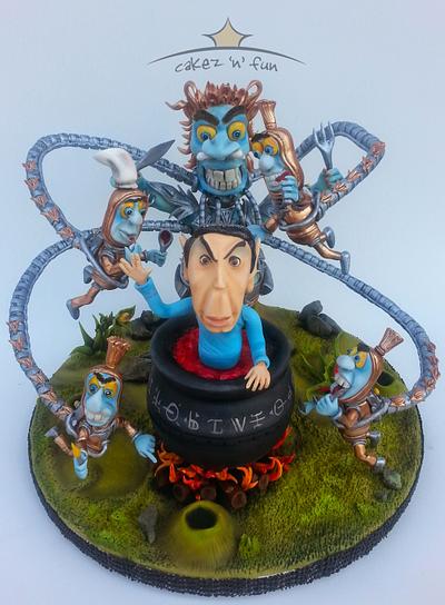 Spock's Final Quest (Tribute to Leonard Nimoy) - Cake by Dirk Luchtmeijer