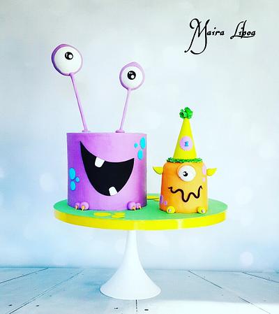 Monsters - Cake by Maira Liboa