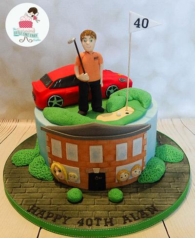 Golf House - Cake by Little Cake Fairy Dublin