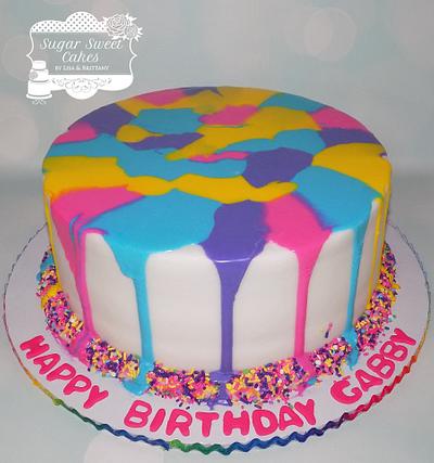 Trolls Drip - Cake by Sugar Sweet Cakes