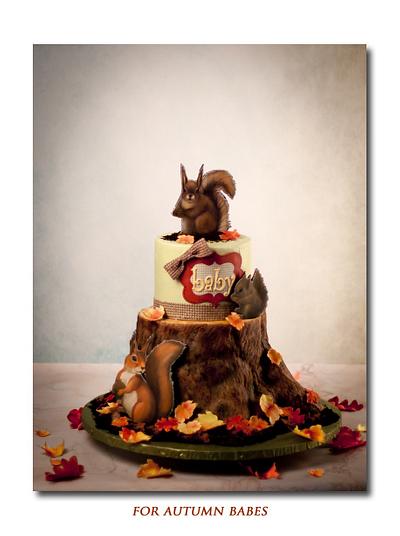 Woodland Creatures - Cake by Jan Dunlevy 