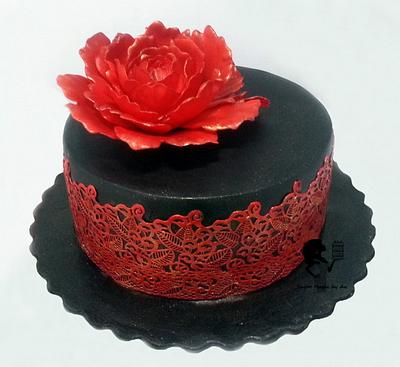 Black & Red - Cake by Antonia Lazarova