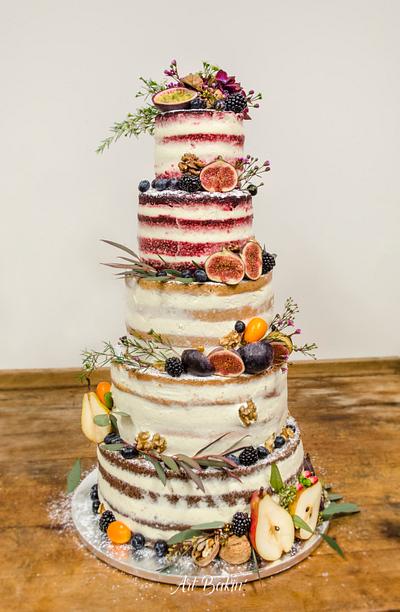 Autumn WeddingCake - Cake by Art Bakin’