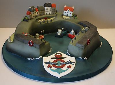 Romantic fishing village Pittenweem - Cake by Happyhills Cakes