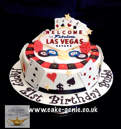 Las Vegas Cake - Cake by Elaine Bennion (Cake Genie, Cakes by Elaine)