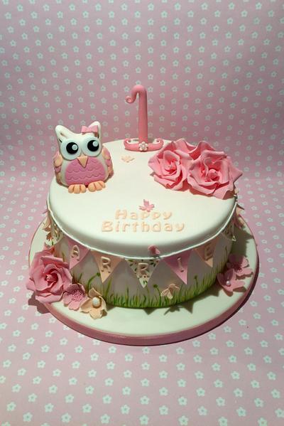 Little Owl Cake - Cake by Jackie's Cakery 