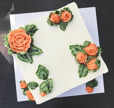Buttercream Flower Cake - Cake by Jacqueline Ordonez