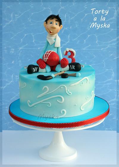 ice-hockey - Cake by Myska