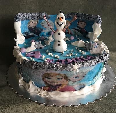 Frozen - Cake by Doroty