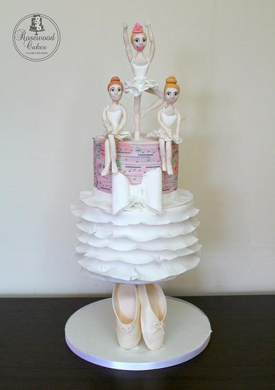 Little Ballerinas - Cake by Rosewood Cakes