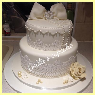Wedding cake  - Cake by Goldie's Celebration Cakes