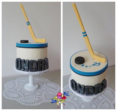 Hockey stick for Ondra - Cake by Petra Krátká (Petu Cakes)
