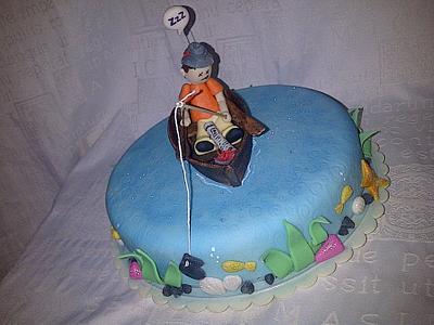 Did he catch anyting??? - Cake by TheCake by Mildred