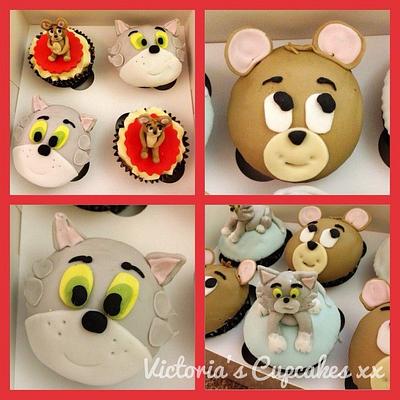 Tom & Jerry Cupcakes - Cake by Victoria Jayne