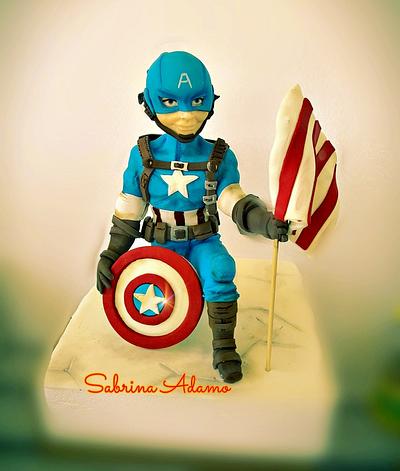 Capitan America  - Cake by Sabrina Adamo 