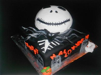 Jack from Nightmare Before Christmas - Cake by Maria Cazarez Cakes and Sugar Art