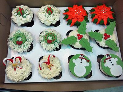 Christmas cupcakes - Cake by none