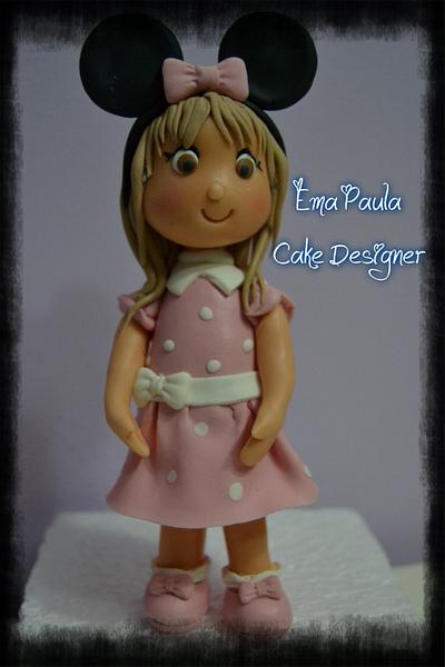 Menina Minnie  - Cake by EmaPaulaCakeDesigner
