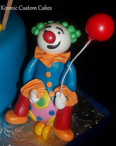 Clowns/Elephants/Seals OH MY the Circus has arrived! - Cake by Kosmic Custom Cakes