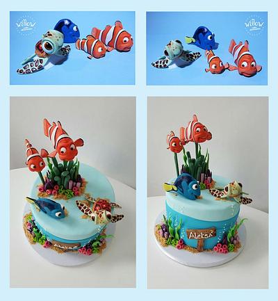 Nemo, fondant cake decoration - Cake by Willow cake decorations