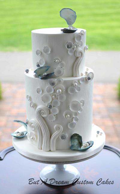 Modern beach themed cake - Cake by Elisabeth Palatiello