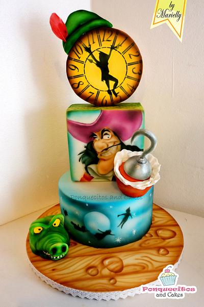 100% Airbrush in Cake - Cake by Marielly Parra