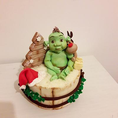 Baby shrek - Cake by Sabrina Adamo 