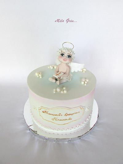 christening cake - Cake by Mila