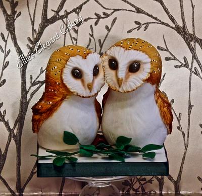 Barn Owls - Cake by Ellie @ Ellie's Elegant Cakery