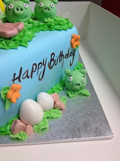 Angry Birds - Cake by Delicious Designs Darwin