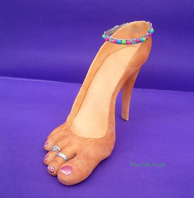 Shoe/foot fetish? - Cake by Karen Geraghty