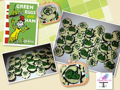 GREEN HAM & EGGS DR. SEUSS - Cake by Pastelesymás Isa