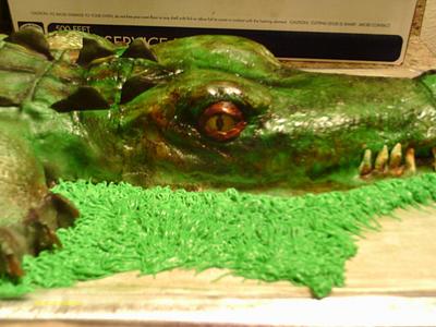 alligator - Cake by CakesByGeri