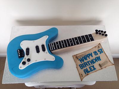 Guitar cake - Cake by Cake Love