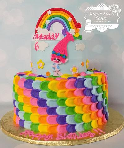 Trolls - Cake by Sugar Sweet Cakes