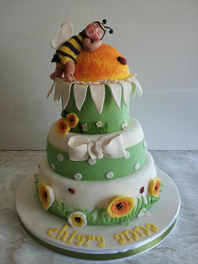 christening cake! - Cake by Simona