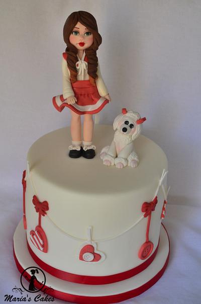 Here is my Annie cake   - Cake by Marias-cakes