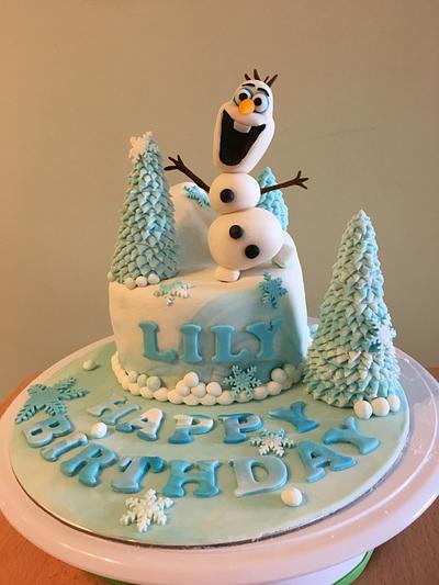 Happy Olaf  - Cake by Mooz