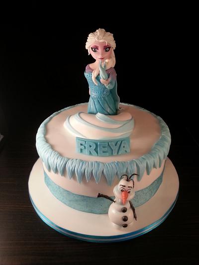 Frozen 'Let it go' - Cake by GazsCakery