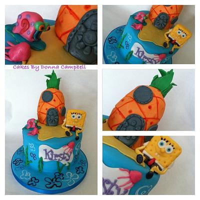 Who Lives in a pineapple under the sea?....... - Cake by Donna Campbell