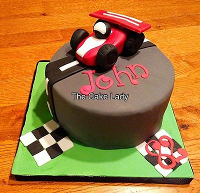 Race car  - Cake by Louise Hayes