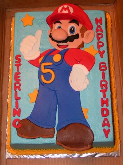 Super Mario for Sterling - Cake by Cake Creations by Christy