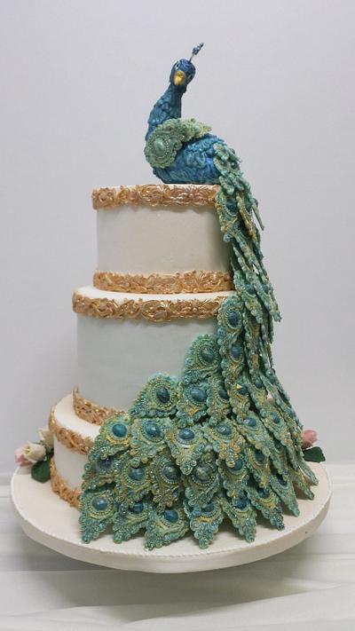 Peacock  - Cake by claudiamarcel