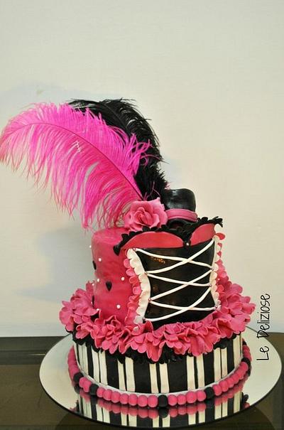 it's burlesque time!!!! - Cake by LeDeliziose